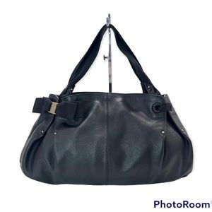 Salvatore Ferragamo Black Shoulder Bag